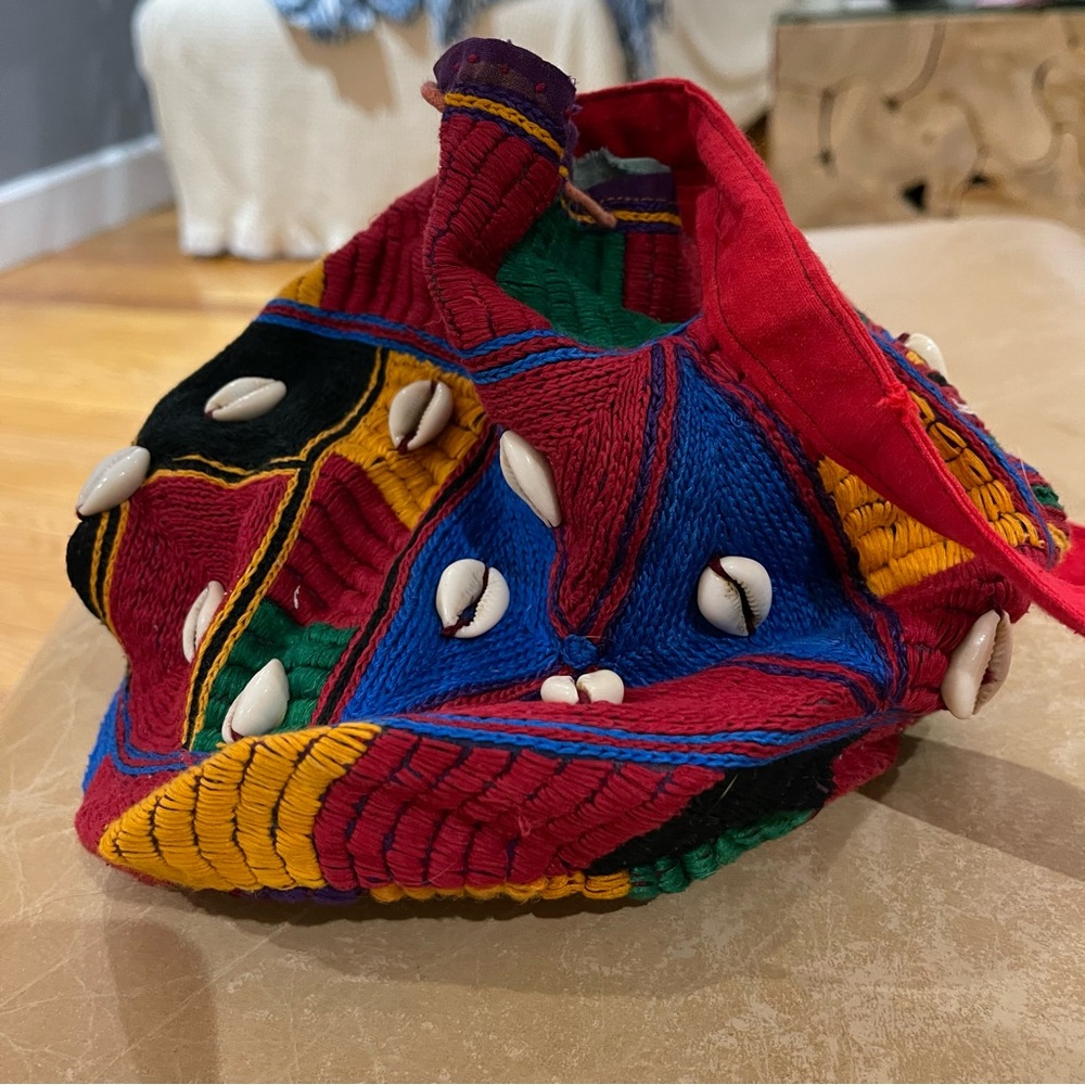 Colorful Patchwork Drawstring Bag - image 3